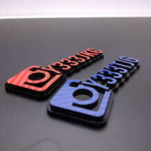 Load image into Gallery viewer, 3D Hash tag badge