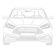 Load image into Gallery viewer, Ford Focus MK3.5 ST Fog Trim