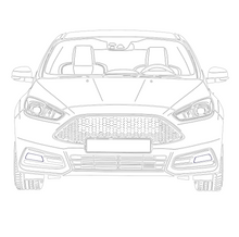 Load image into Gallery viewer, Ford Focus MK3.5 ST Fog Trim