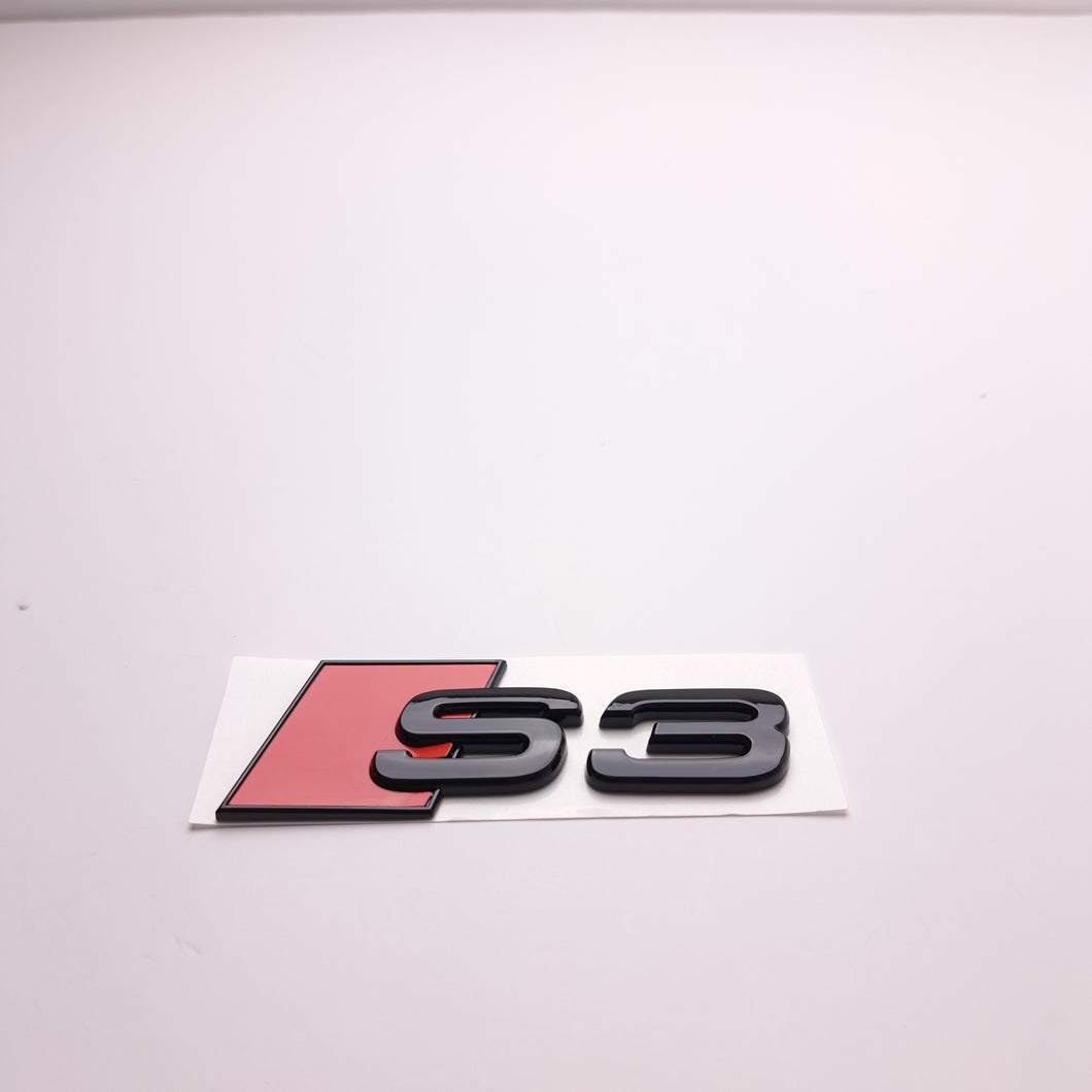 Audi S3 Boot Badge