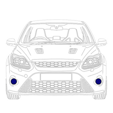 Load image into Gallery viewer, Ford Focus MK2 ST FL Front Fog Guards
