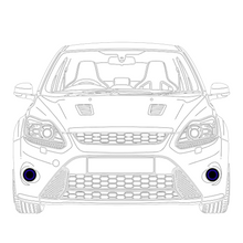 Load image into Gallery viewer, Ford Focus MK2 ST FL Front Fog Guards
