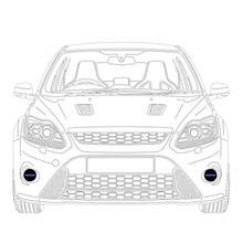 Load image into Gallery viewer, Ford Focus MK2 ST FL Front Fog Guards
