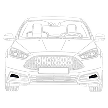 Load image into Gallery viewer, Ford Focus MK3.5 ST fog guards
