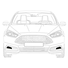 Load image into Gallery viewer, Ford Focus MK3.5 ST fog guards

