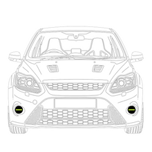Load image into Gallery viewer, Ford Focus MK2 ST FL Front Fog Guards
