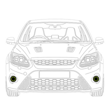 Load image into Gallery viewer, Ford Focus MK2 ST FL Front Fog Guards
