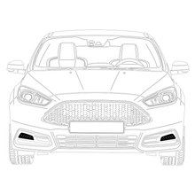 Load image into Gallery viewer, Ford Focus MK3.5 ST fog guards
