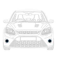 Load image into Gallery viewer, Ford Focus MK2 ST FL Front Fog Guards
