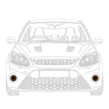 Load image into Gallery viewer, Ford Focus MK2 ST FL Front Fog Guards
