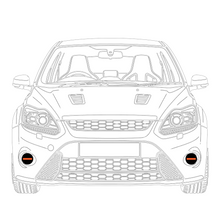 Load image into Gallery viewer, Ford Focus MK2 ST FL Front Fog Guards
