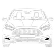 Load image into Gallery viewer, Ford Focus MK3.5 ST fog guards
