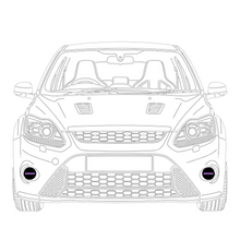 Load image into Gallery viewer, Ford Focus MK2 ST FL Front Fog Guards
