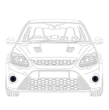 Load image into Gallery viewer, Ford Focus MK2 ST FL Front Fog Guards
