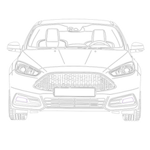 Load image into Gallery viewer, Ford Focus MK3.5 ST Fog Trim
