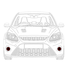 Load image into Gallery viewer, Ford Focus MK2 ST FL Front Fog Guards
