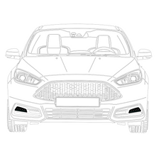 Load image into Gallery viewer, Ford Focus MK3.5 ST fog guards
