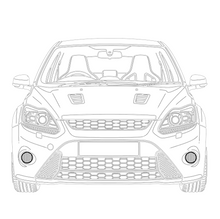 Load image into Gallery viewer, Ford Focus MK2 ST FL Front Fog Guards
