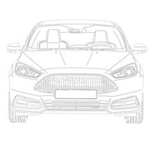 Load image into Gallery viewer, Ford Focus MK3.5 ST Fog Trim
