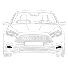 Load image into Gallery viewer, Ford Focus MK3.5 ST fog guards
