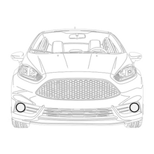 Load image into Gallery viewer, Ford Fiesta ST mk7 &amp; 7.5 Fog guards
