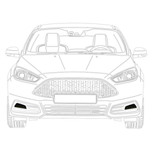 Load image into Gallery viewer, Ford Focus MK3.5 ST fog guards
