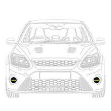 Load image into Gallery viewer, Ford Focus MK2 ST FL Front Fog Guards
