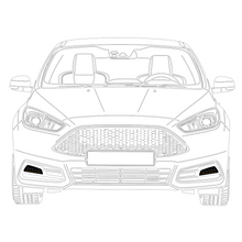 Load image into Gallery viewer, Ford Focus MK3.5 ST fog guards
