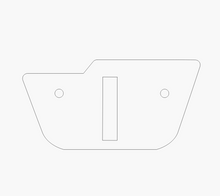 Load image into Gallery viewer, Ford Mondeo Mk4 decorative bonnet latch plate
