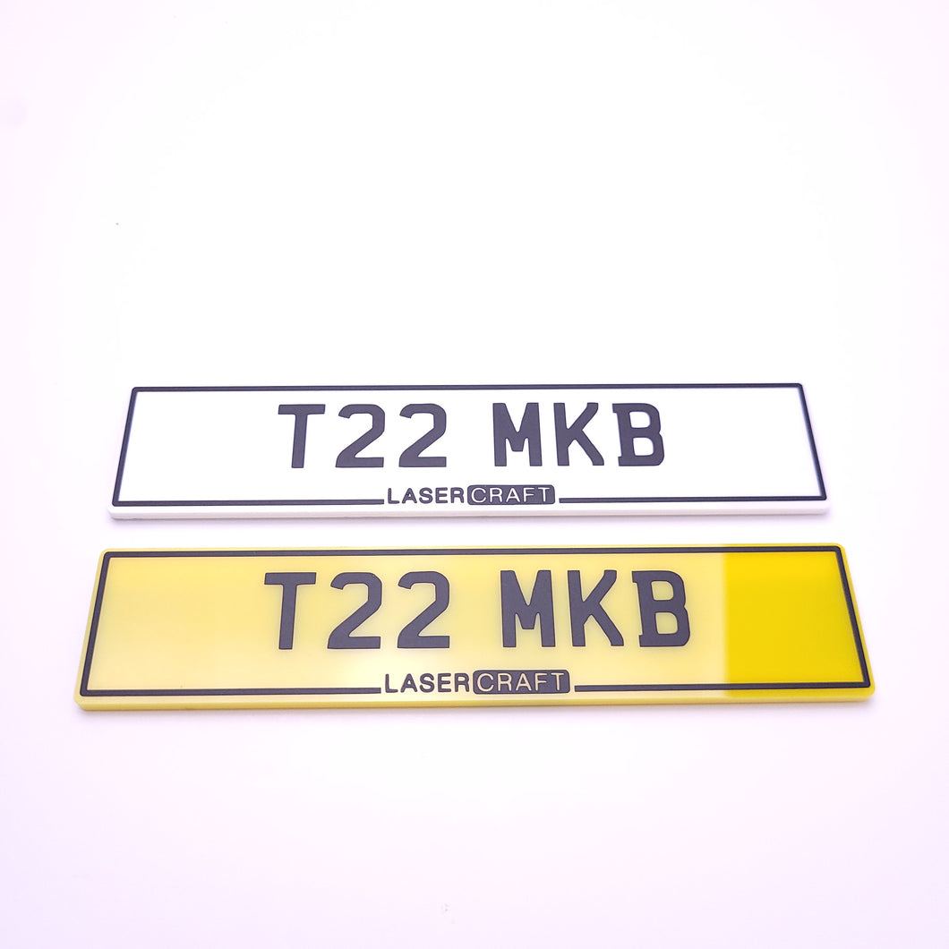 Mini Number Plates