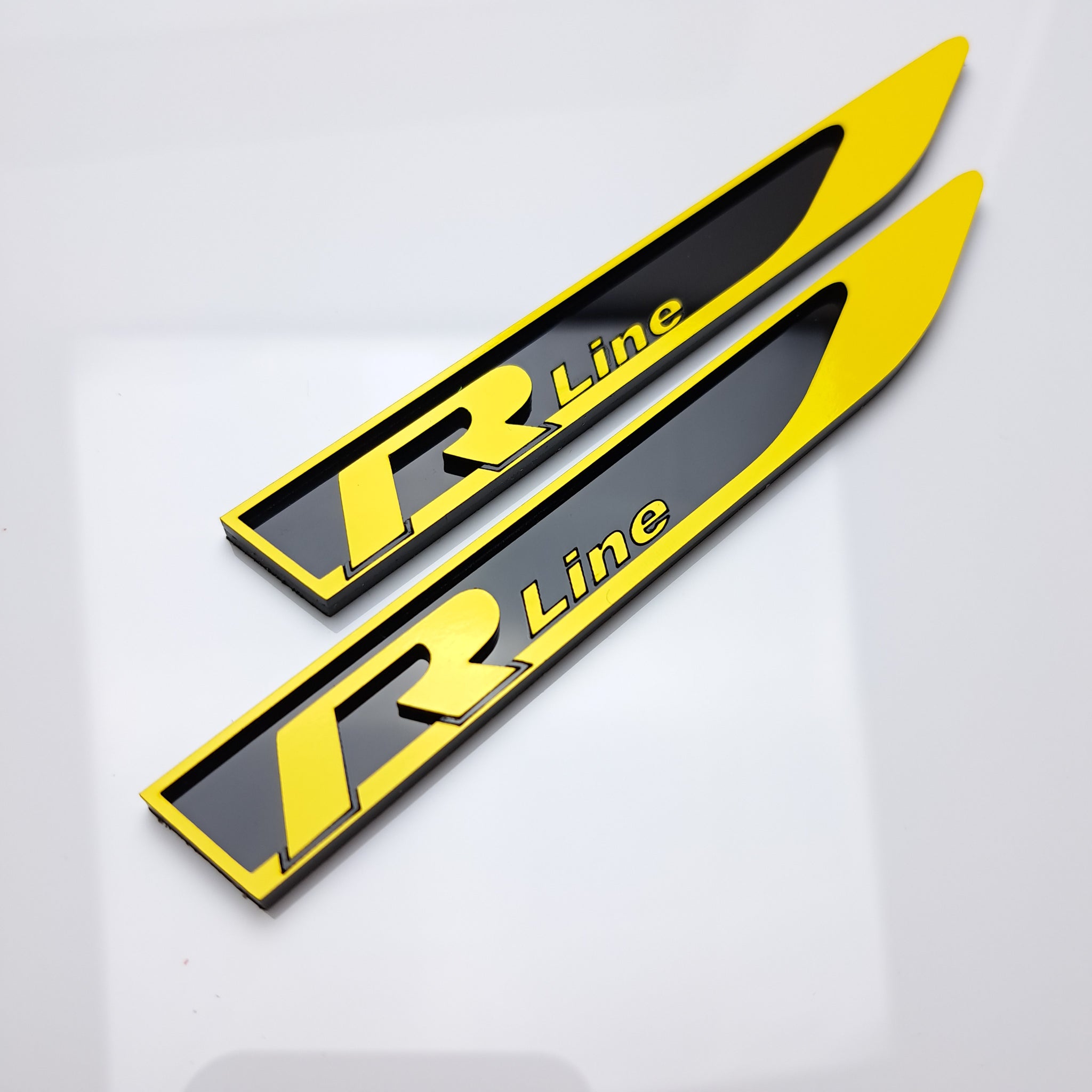 Yellow R Line badge – Best VW Parts